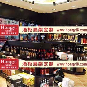 哈爾濱實木紅酒貨架定做