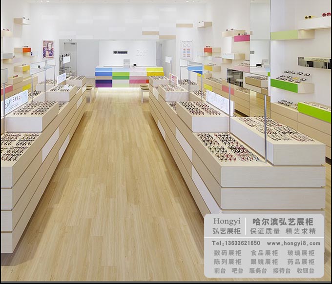 哈爾濱眼鏡展柜制作認(rèn)準(zhǔn)億點(diǎn)展柜