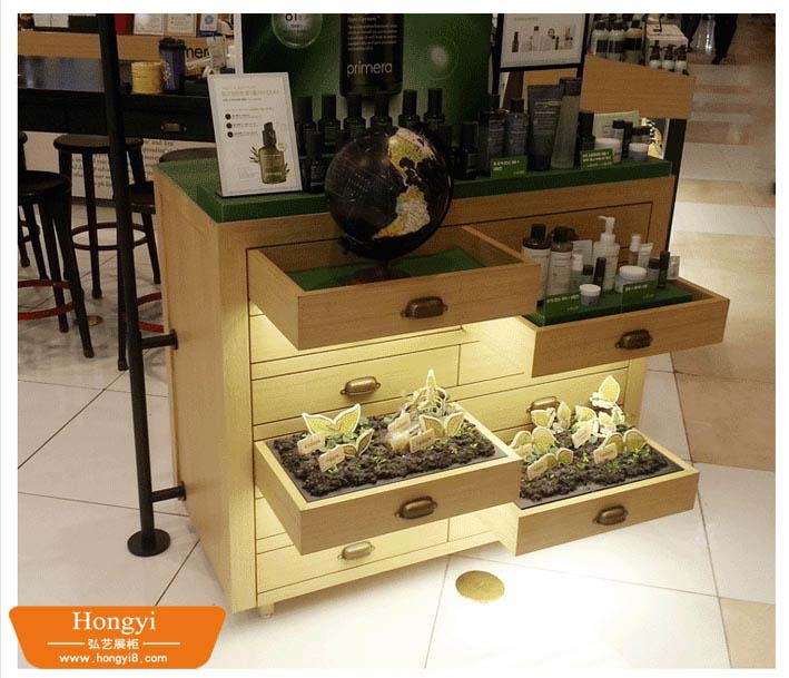 木質(zhì)化妝品展示柜