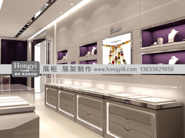 哈爾濱高級珠寶展柜制作